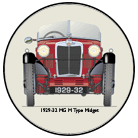 MG M type Midget 1928-32 Coaster 6